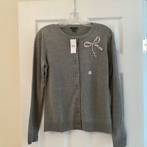 Ann Taylor grey cardigan [New w/tags] - M
